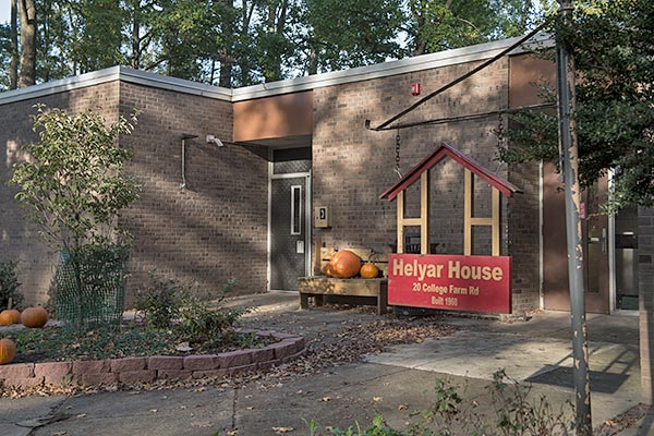 Entrance to Helyar House.